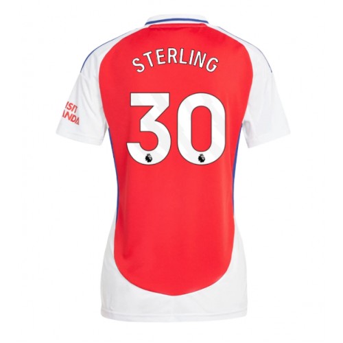 Dres Arsenal Raheem Sterling #30 Domaci za Žensko 2024-25 Kratak Rukav